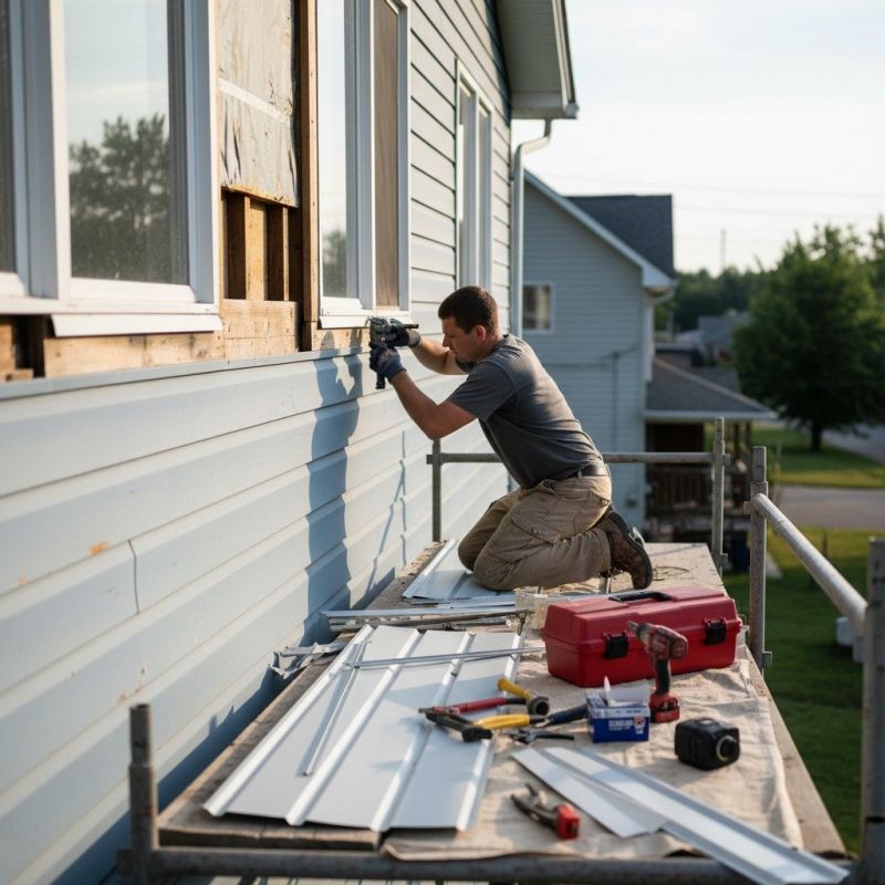 Aluminium Siding Installation in Oakwood, GA