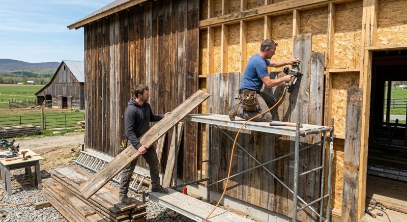Barn Siding Installation in Alpharetta, GA