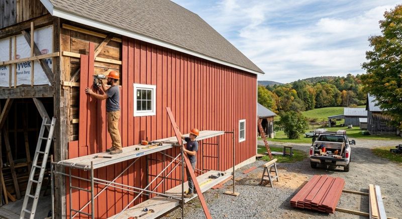 Barn Siding Installation in Cobb County, GA
