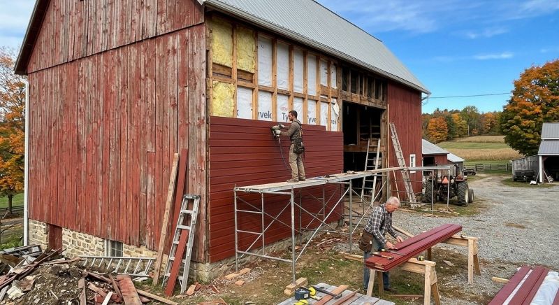 Barn Siding Replacement in Alpharetta, GA