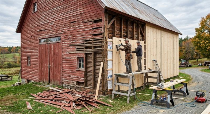 Barn Siding Replacement in Cumming, GA