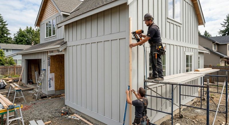 Batten Siding Installation in Oakwood, GA