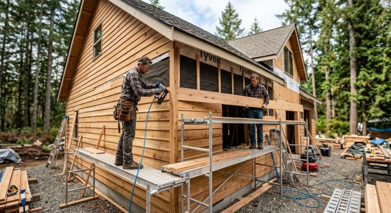 Cedar Cladding Installation in Cumming, GA