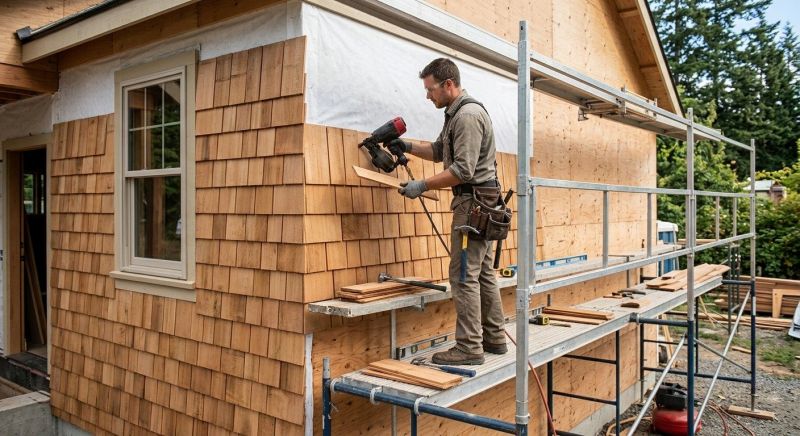 Cedar Siding Installation in Canton, GA