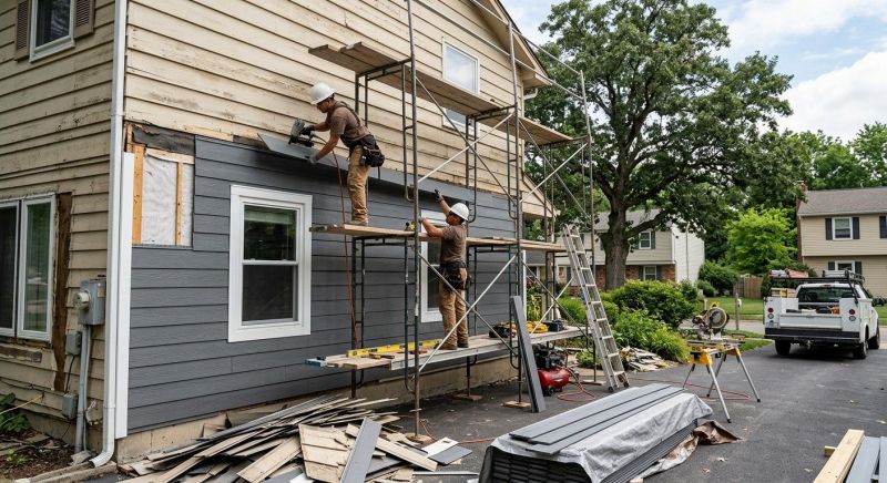 Cement Siding Installation in Marietta, GA