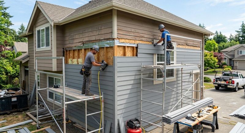 Cement Siding Replacement in Lawrenceville, GA
