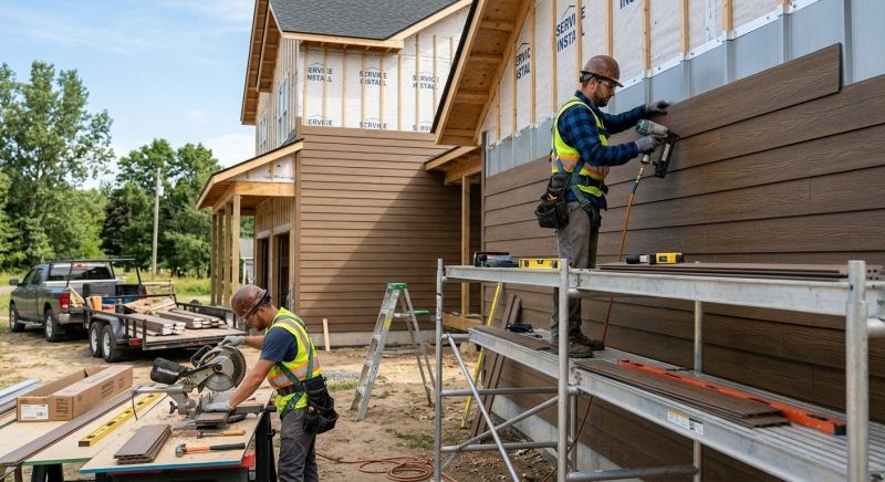 Composite Siding Installation in Lawrenceville, GA
