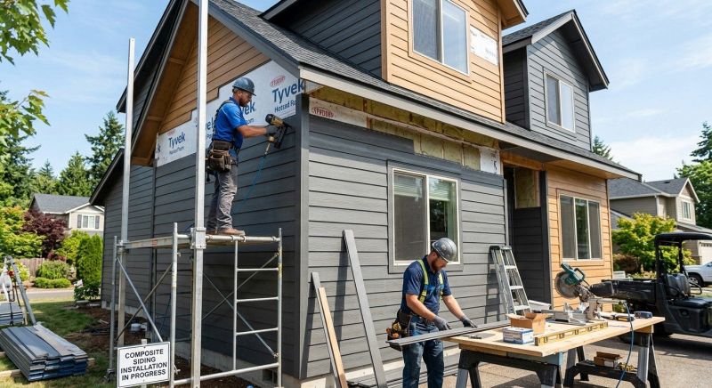 Composite Siding Installation in Marietta, GA