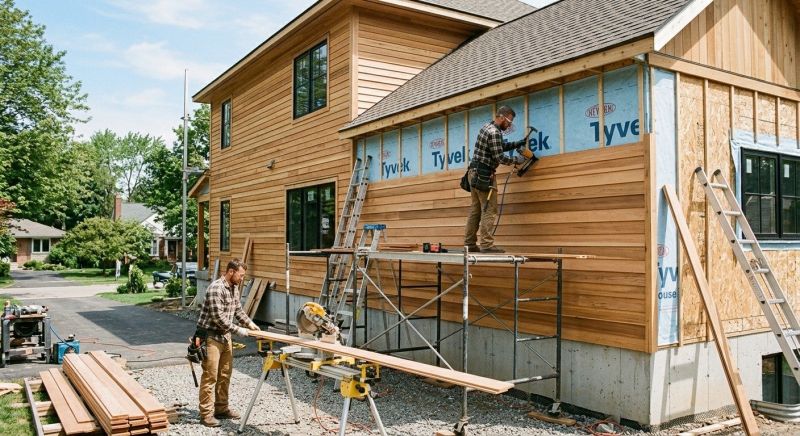 Faux Wood Siding Installation in Ball Ground, GA