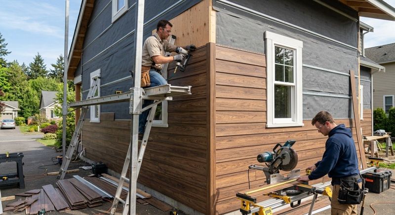 Faux Wood Siding Installation in Dawsonville, GA