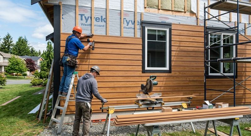 Faux Wood Siding Installation in Flowery Branch, GA