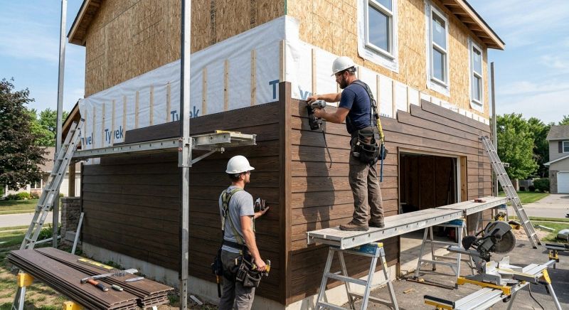 Faux Wood Siding Installation in Gainesville, GA