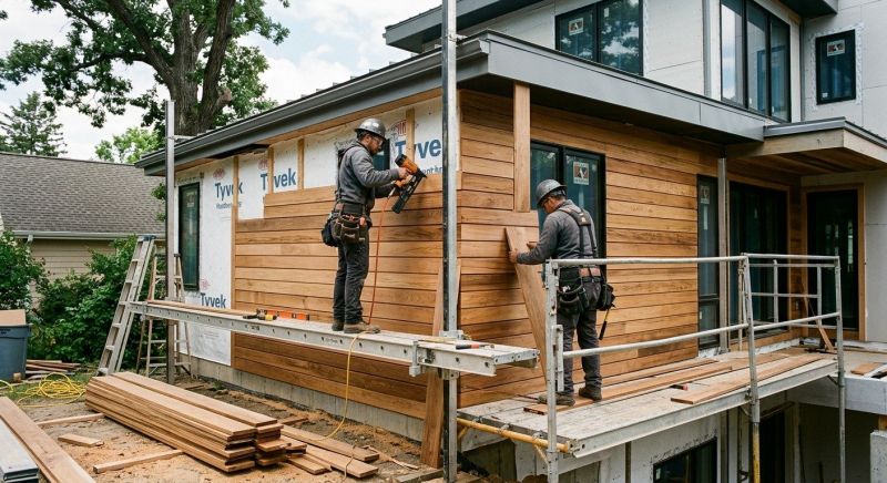 Hardwood Siding Installation in Forsyth County, GA