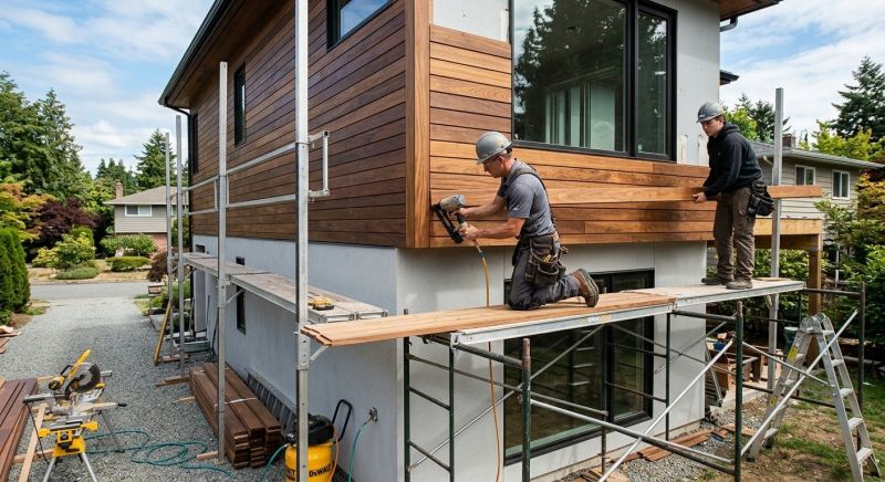 Hardwood Siding Installation in Oakwood, GA