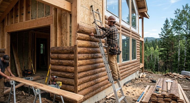 Log Siding Installation in Buford, GA