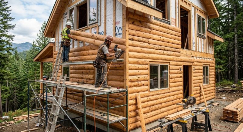 Log Siding Installation in Cherokee County, GA