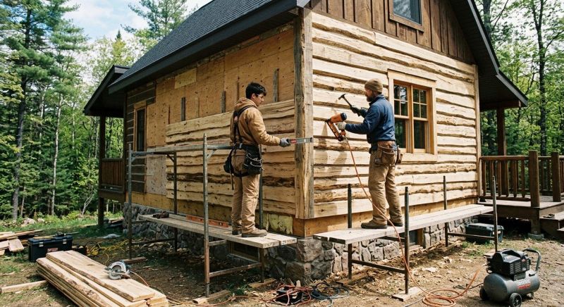Log Siding Installation in Gwinnett County, GA