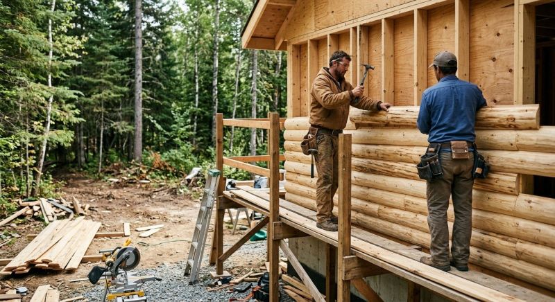 Log Siding Installation in Marietta, GA