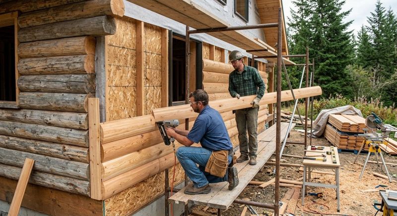 Log Siding Replacement in Cumming, GA