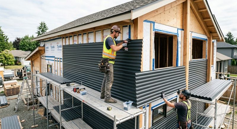 Metal Siding Installation in Canton, GA