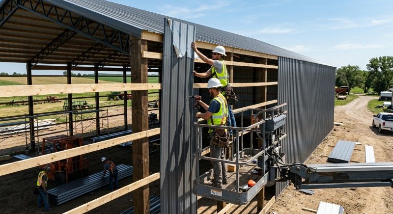 Pole Barn Siding Installation in Cumming, GA