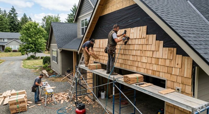 Shake Siding Installation in Hall County, GA