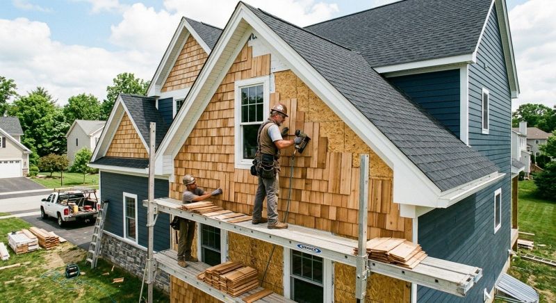 Shake Siding Installation in Hall County, GA