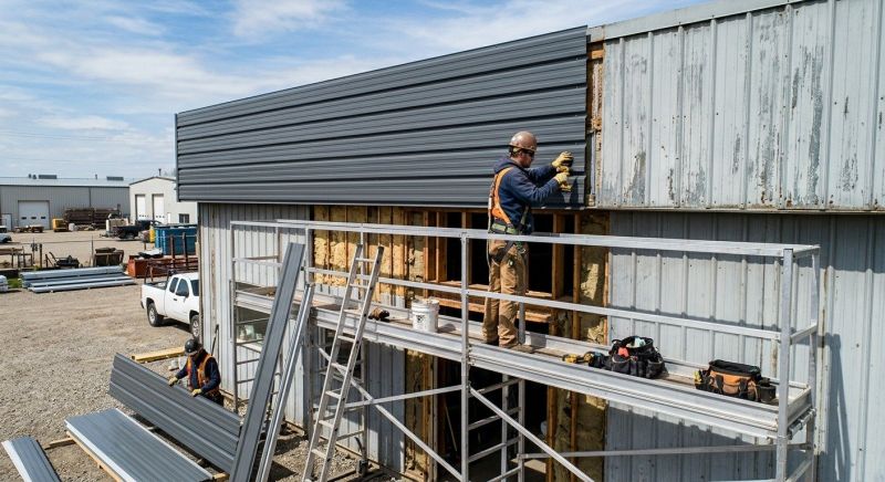 Sheet Metal Siding Replacement in Cumming, GA