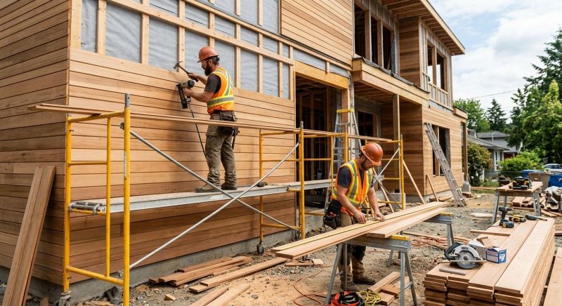 Wood Cladding Installation in Cobb County, GA