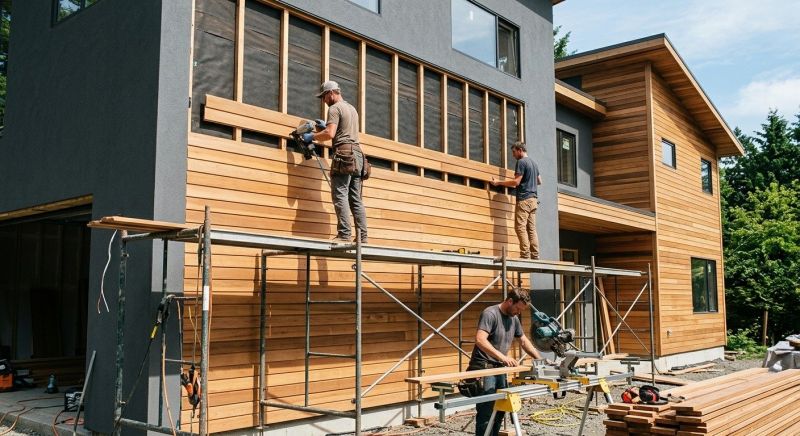 Wood Cladding Installation in Flowery Branch, GA