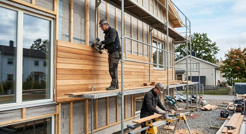 Wood Cladding Installation in Forsyth County, GA