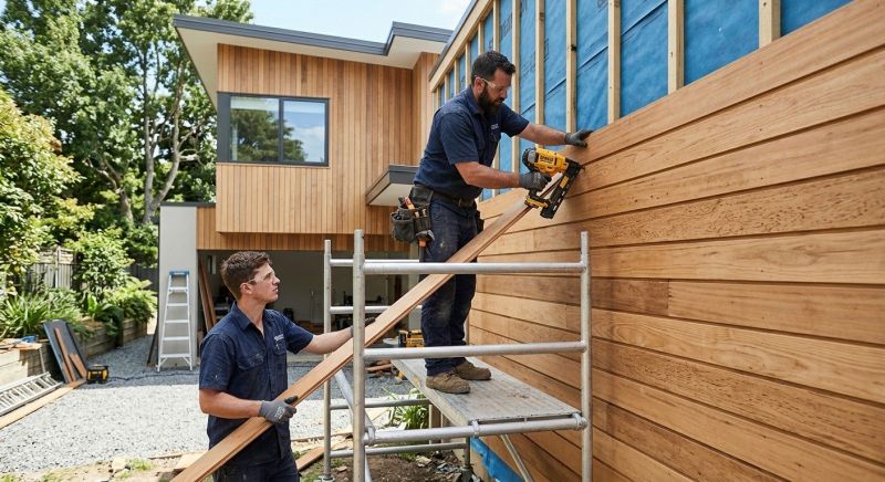 Wood Cladding Installation in Hall County, GA