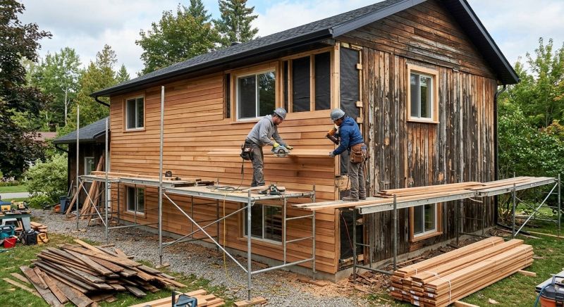 Wood Cladding Installation in Woodstock, GA