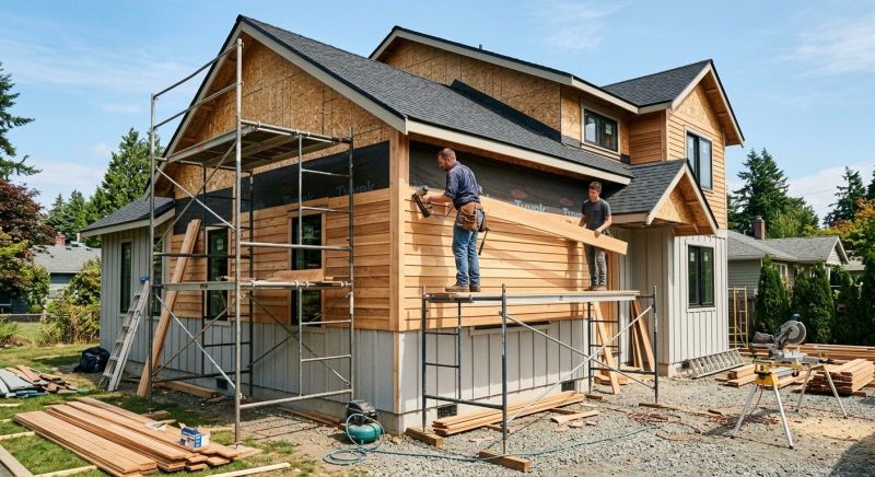 Wood Siding Installation in Hall County, GA