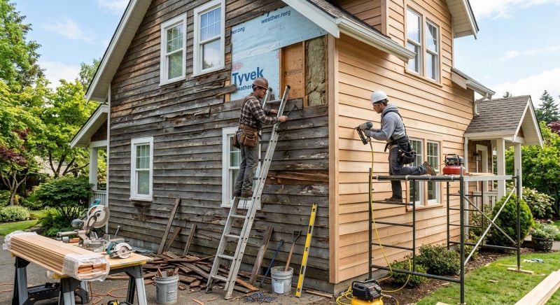 Wood Siding Replacement in Woodstock, GA